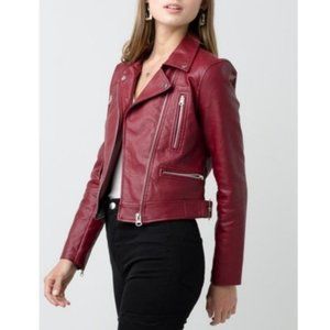 Vegan Leather Biker Jacket